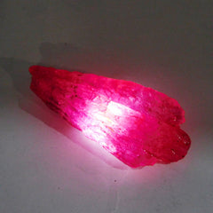 Uncut Ruby Rough 125.32 Carat Pink Ruby Rough Natural Certified Loose Gemstone , Raw Red Crystal | Free Shipping Free Gift | Best Price