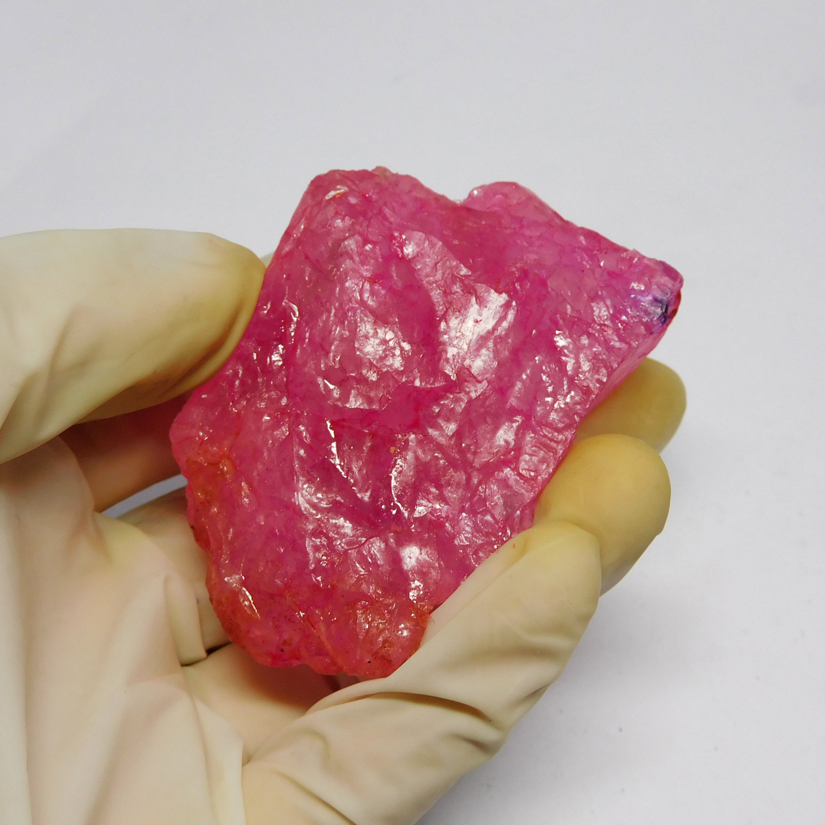 Best Offer !!! Certified Raw Rough 475.10 Carat Uncut Pink Ruby Rough Natural Loose Gemstone , Huge Size Rough , Pink Rough, July Pink Rough