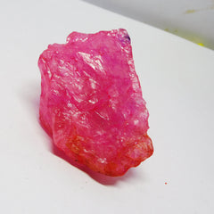 Best Offer !!! Certified Raw Rough 475.10 Carat Uncut Pink Ruby Rough Natural Loose Gemstone , Huge Size Rough , Pink Rough, July Pink Rough