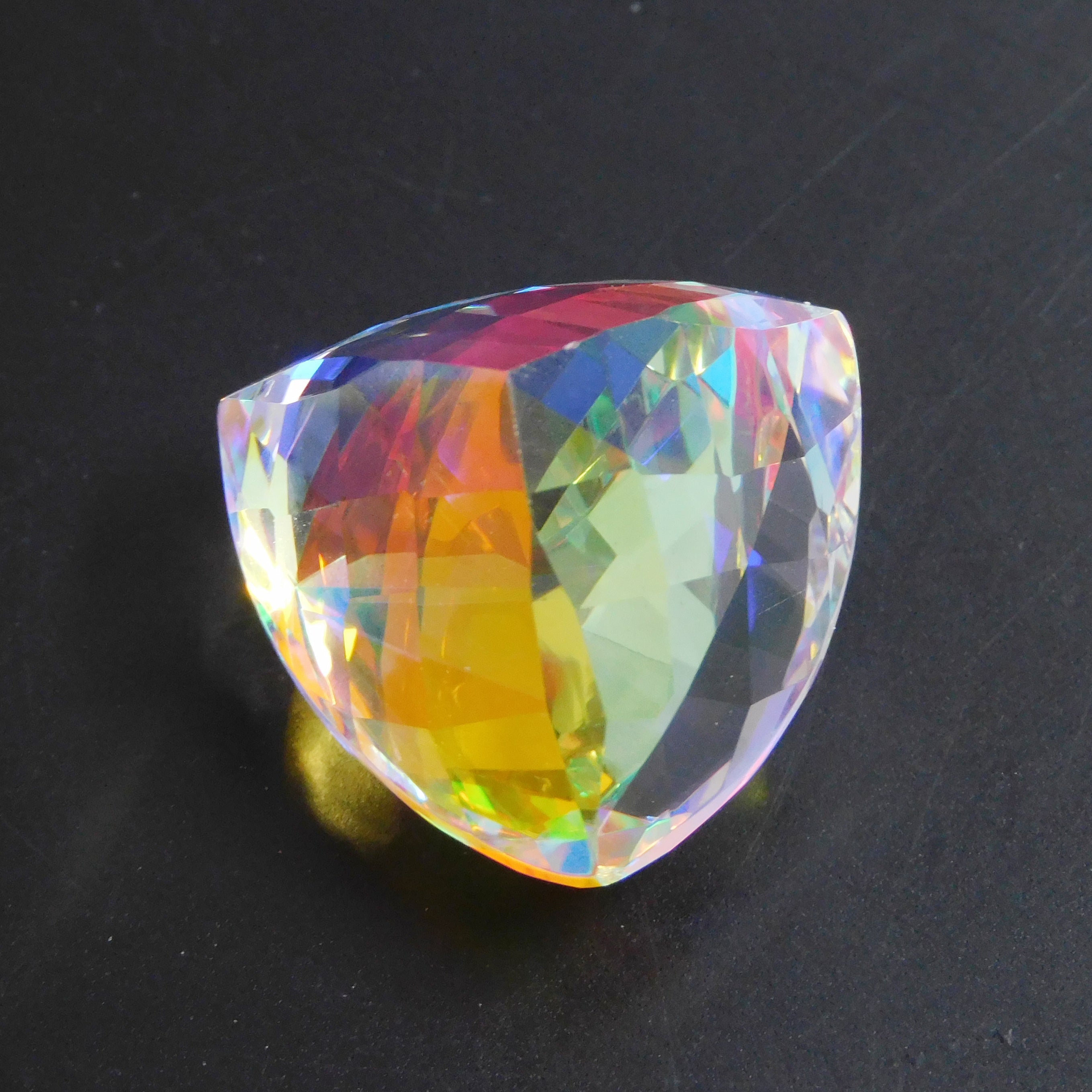 For Beautiful Jwelery Topaz 55.80 Carat Natural Topaz Loose Gemstone CERTIFIED Multi Color Mystic Topaz