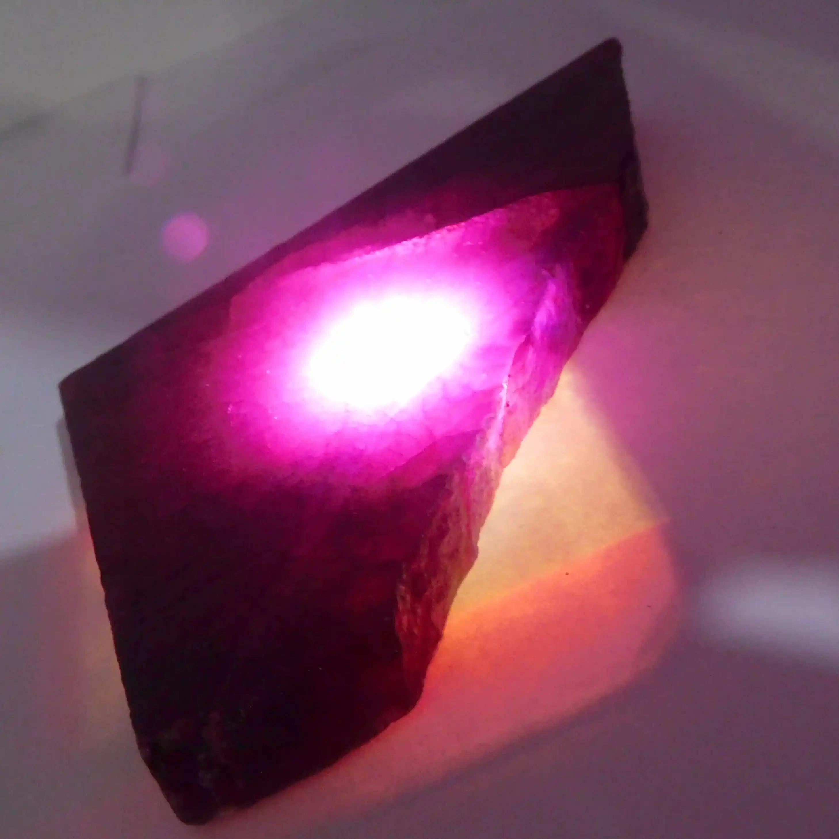 raw purple sapphire