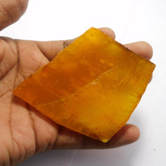 Raw Rough Natural Yellow Uncut Sapphire Rough 400.55 Carat Loose Gemstone Certified