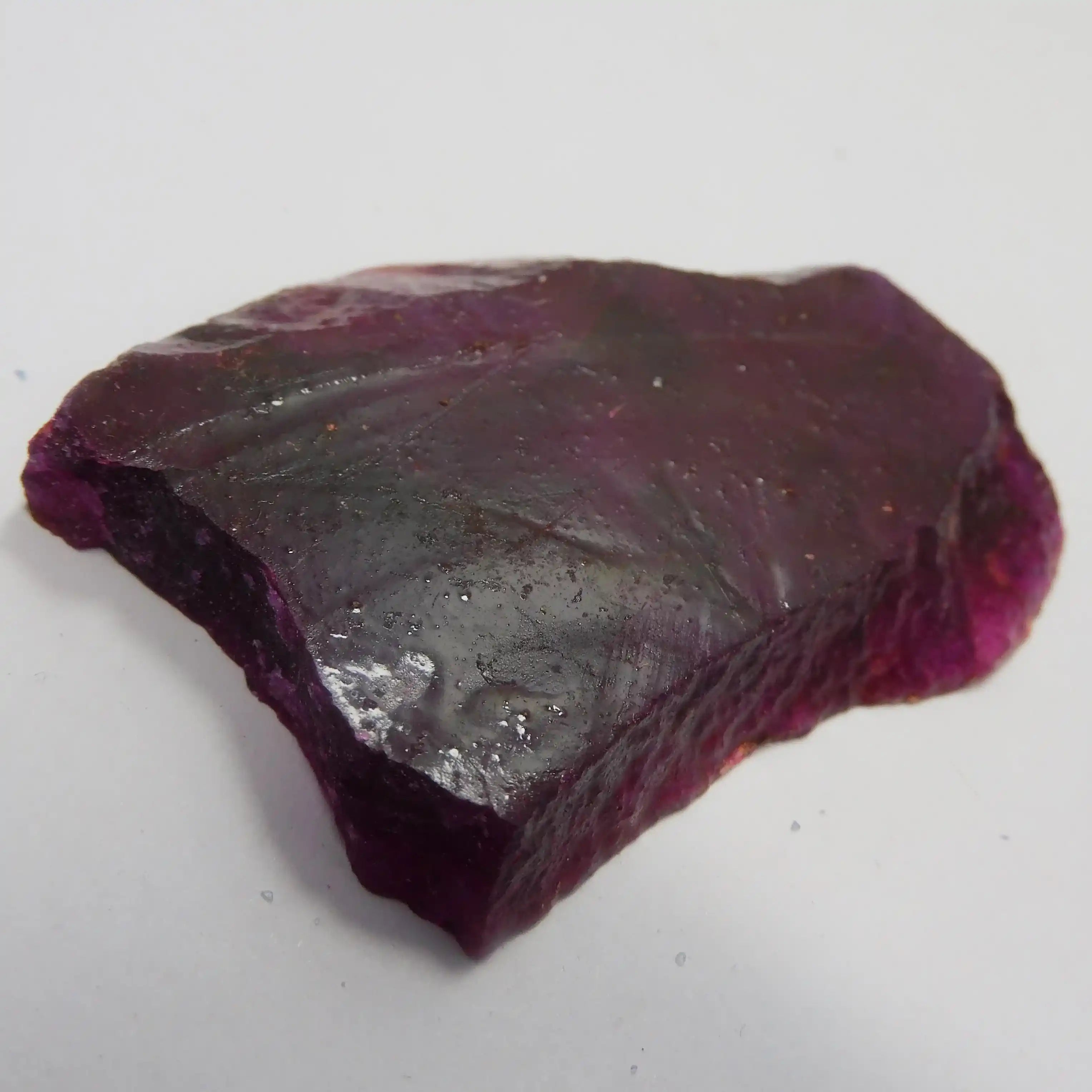 raw purple sapphire