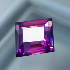 ON SALE !! Purple Tanzanite Gemstone 7.55 Emerald Cut Ring Size 100% Natural Certified Purple Loose Gemstone free delivery free gift