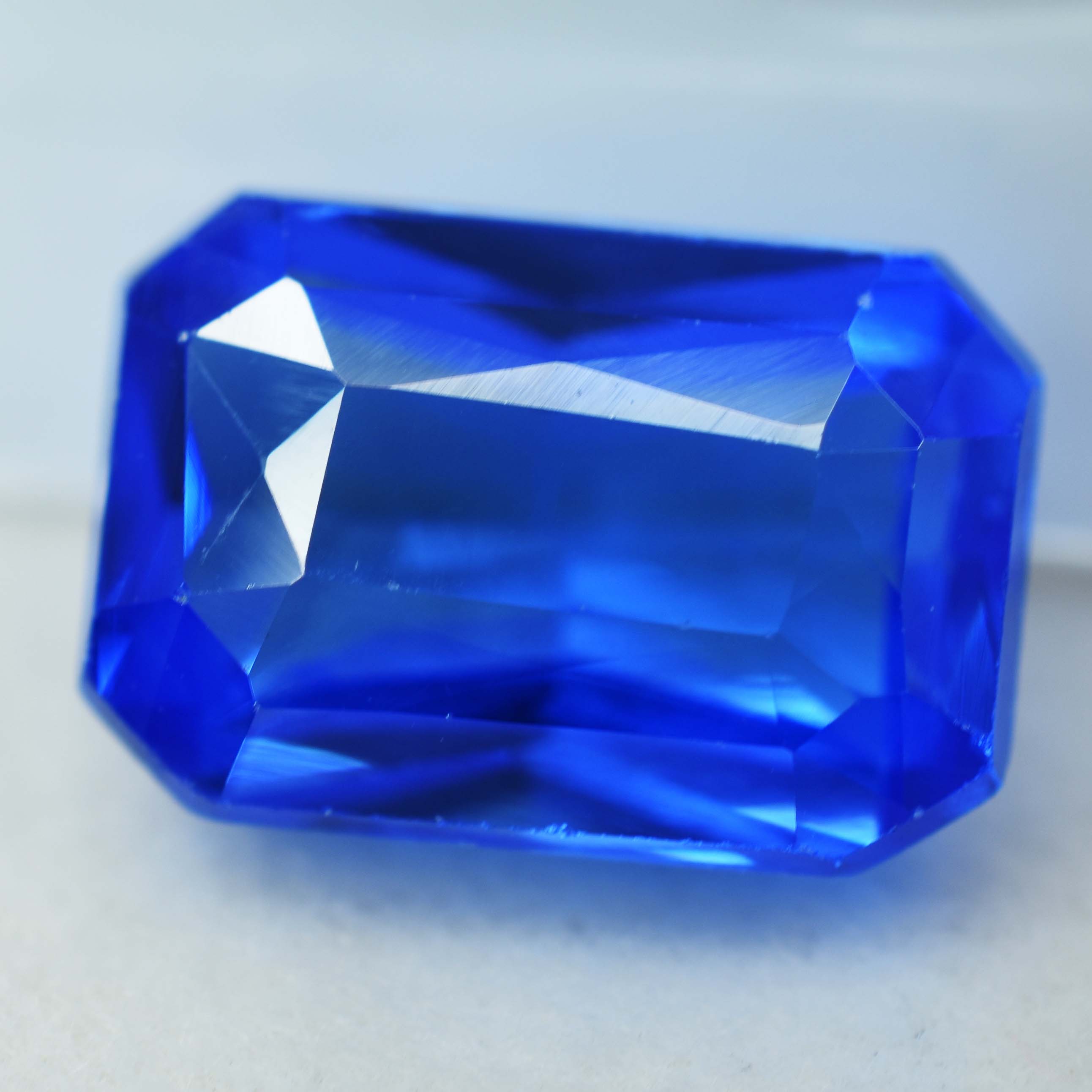 Emerald Cut 7.84 Carat Natural Blue Tanzanite Certified Natural Loose Gemstone | Jwelery For Bride | Gift For Her/ Him