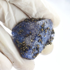 114.10 Carat Natural Uncut Rough Certified Raw Blue Sapphire Loose Gemstone