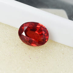 Natural Ruby Red 6.20 Carat Certified Loose Gemstone Oval Cut Ring Size Pigeon Red