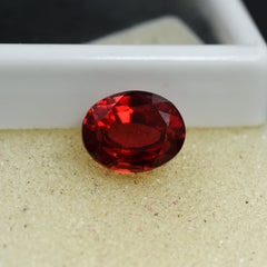 Natural Ruby Red 6.20 Carat Certified Loose Gemstone Oval Cut Ring Size Pigeon Red