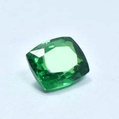 Tsavorite Garnet Gem Cushion Cut 12.62 Carat Green Garnet Natural Certified Loose Gemstone | Free Delivery & Gift | Best Offer | A++ Quality GARNET Green