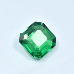 Best For Protection & Overall Well-Being !! Brazilian Green Garnet Square Cut Natural Certified 10.62 Carat Loose Gemstone | Free Shipping & Gift | Bumper Offer