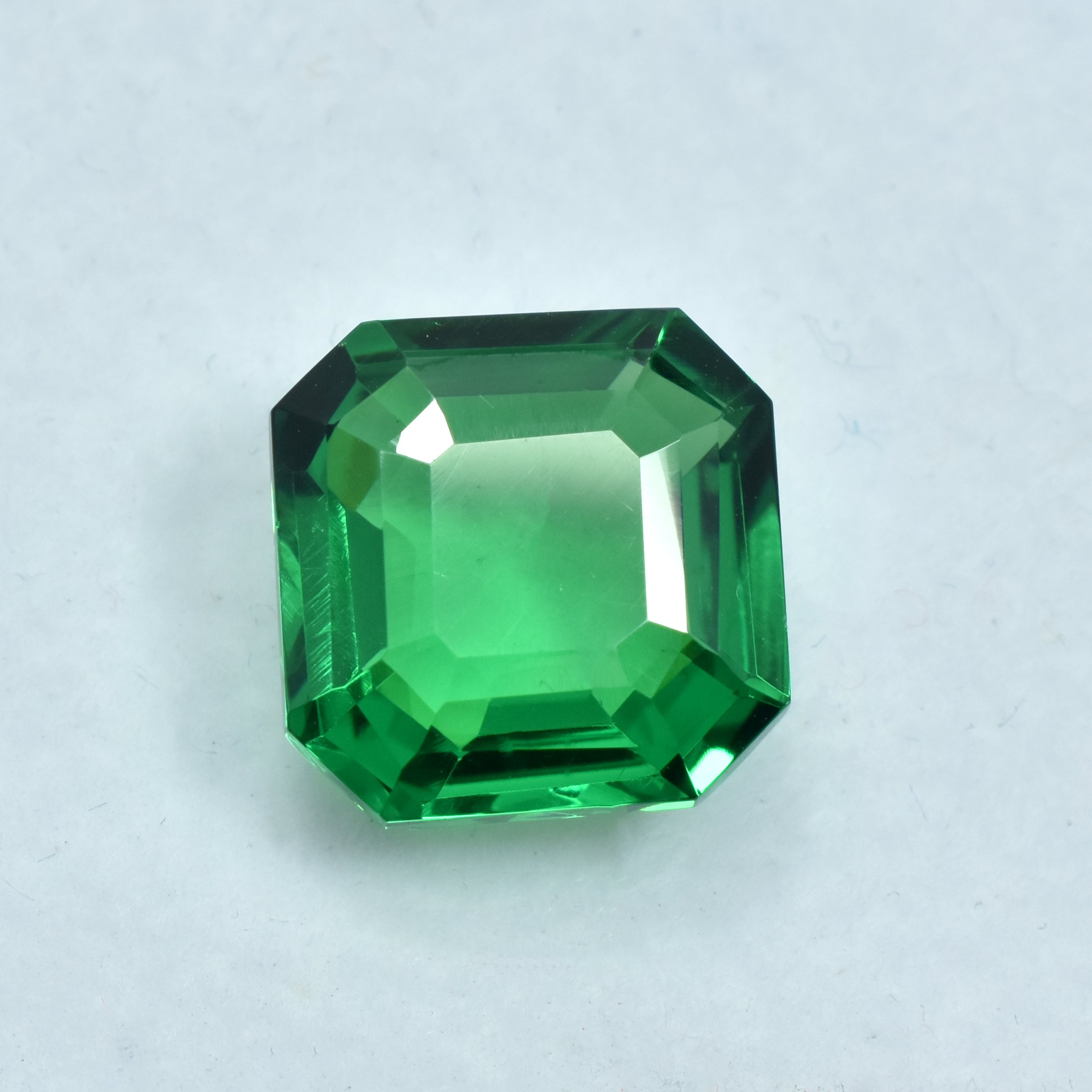 Best For Protection & Overall Well-Being !! Brazilian Green Garnet Square Cut Natural Certified 10.62 Carat Loose Gemstone | Free Shipping & Gift | Bumper Offer