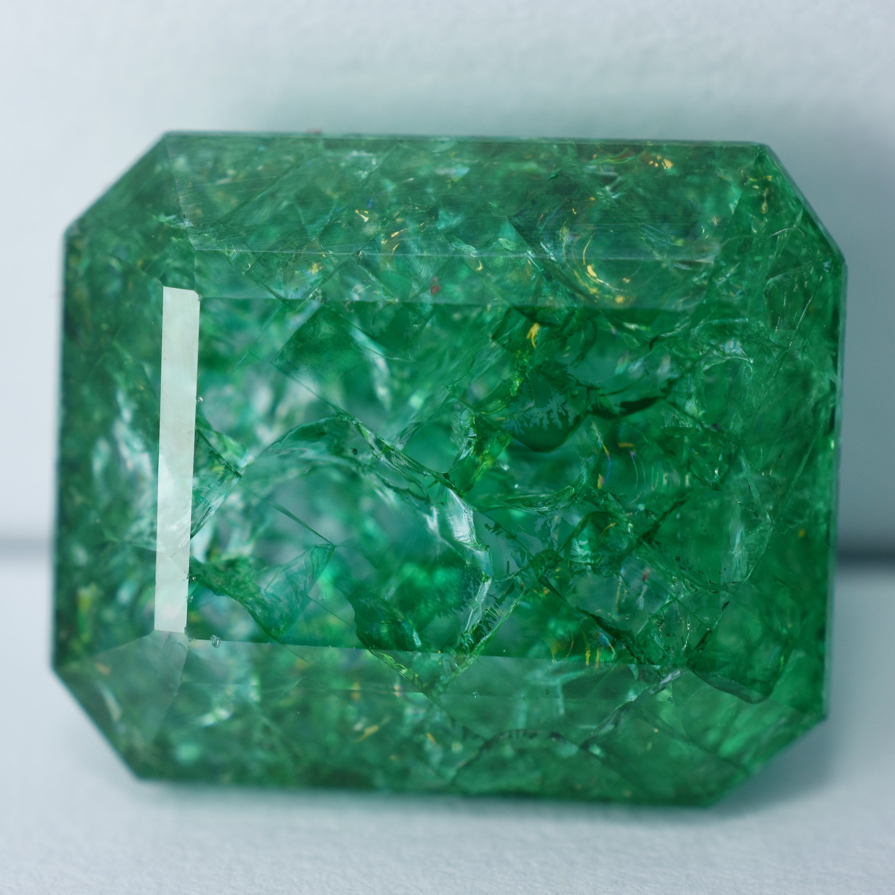 Certified 10.56 Carat Natural Green Emerald Emerald Shape Loose Gemstone Excellent Quality For Ring | Free Delivery Included Free Gift | Best Gift For Her/him