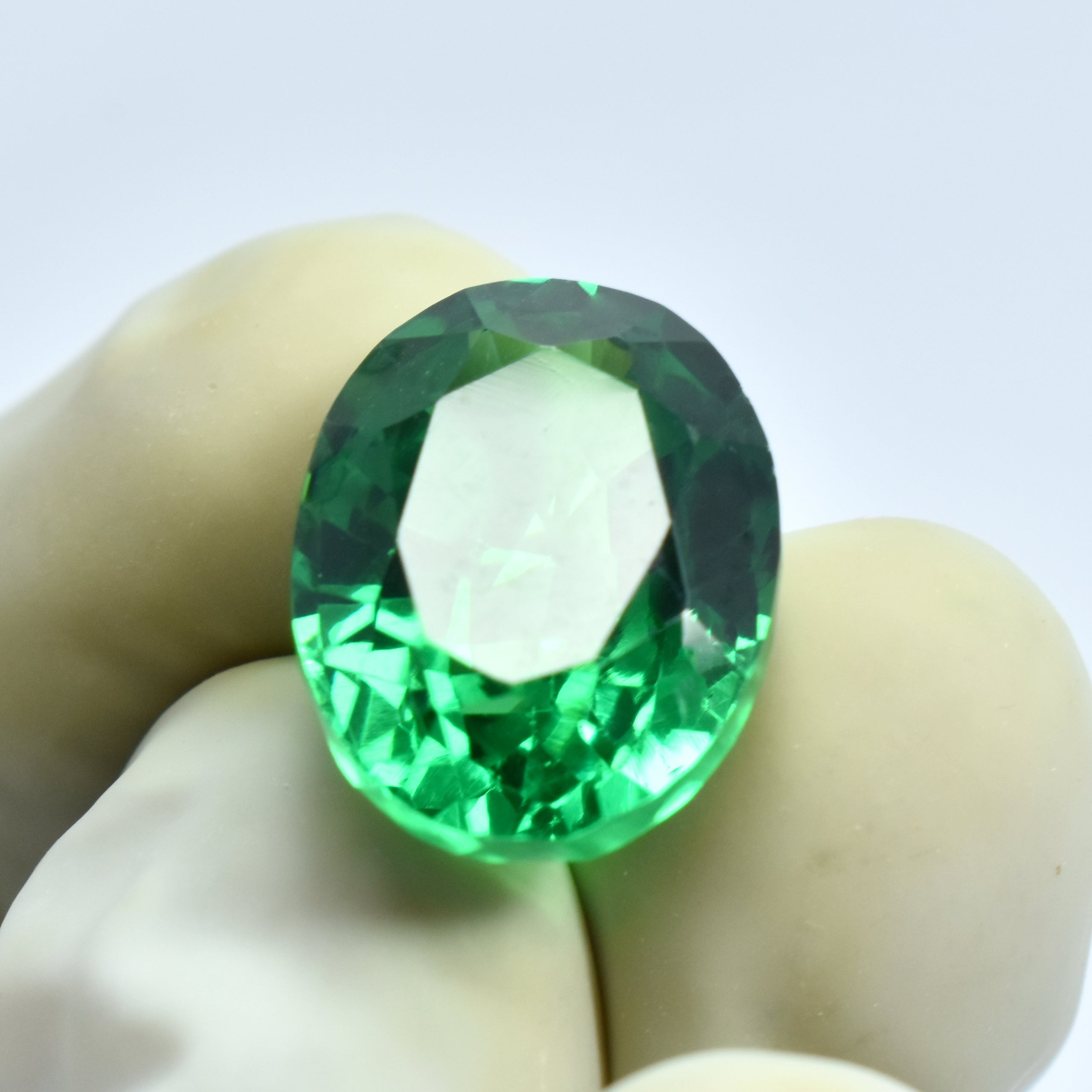 Garnet Jewelry Specially For Bride , 8.99 Carat Green Garnet Oval Shape Natural Certified Loose Gemstone | Gift With Free Delivery | GARNET- Protection & Mentally Fit