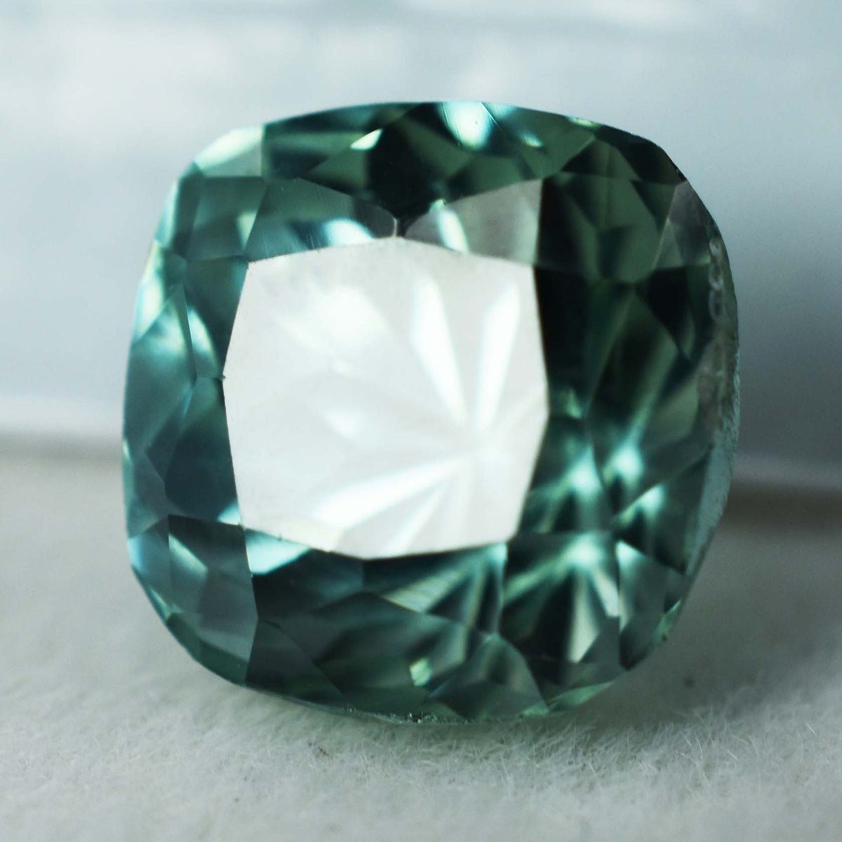 ON SALE !! Square Cushion Cut CERTIFIED 8.45 Carat Natural Bluish Green Sapphire Loose Gemstone | Gift For Loved One | Best Price