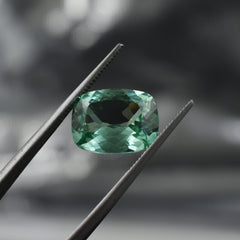 6.60 Ct Glorious Cushion Cut Natural Bluish Green Sapphire Loose Gemstone CERTIFIED | Best Offer & Sale | Purchase It