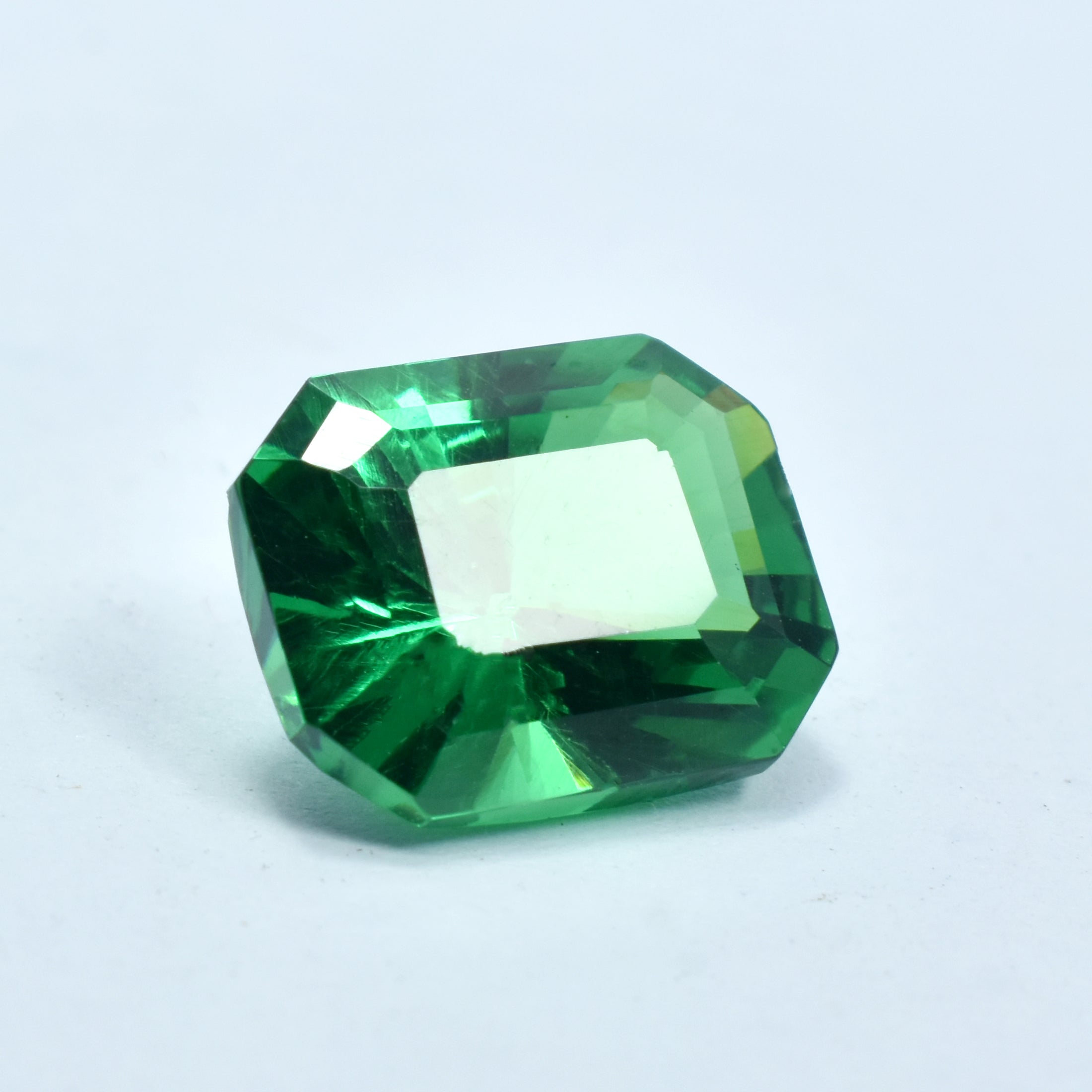 Perfect Garnet Green 8.55 Carat Green Garnet Emerald Cut Certified Natural Loose Gemstone | Free Shipment Free Gift | Bumper Offer