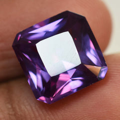 Best Gemstone For Jwelery Making !! CERTIFIED 8.84 Carat Natural Color Change Alexandrite Loose Gemstone Square Cut