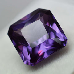 Best Gemstone For Jwelery Making !! CERTIFIED 8.84 Carat Natural Color Change Alexandrite Loose Gemstone Square Cut