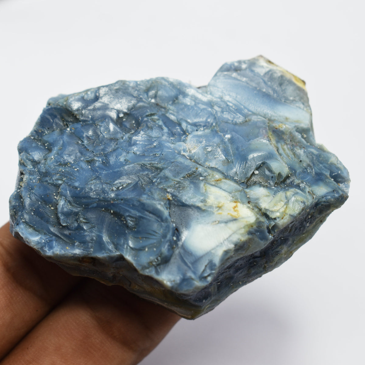 Jewelry Making Uncut Blue Opal Rough 580.65 Ct Natural Certified Blue Raw Rough Loose Gemstone Best Huge Rough | Best for Astrological Significance | Free Delivery & Free Gift