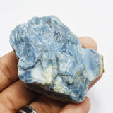 Jewelry Making Uncut Blue Opal Rough 580.65 Ct Natural Certified Blue Raw Rough Loose Gemstone Best Huge Rough | Best for Astrological Significance | Free Delivery & Free Gift