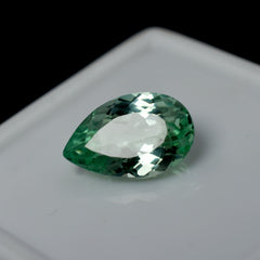 7.00 Carat Natural Bluish Green Sapphire Pear Cut CERTIFIED Gift For Her/ Him Loose Gemstone