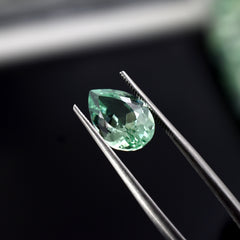 7.00 Carat Natural Bluish Green Sapphire Pear Cut CERTIFIED Gift For Her/ Him Loose Gemstone