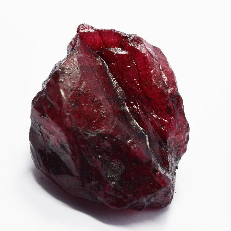 uncut ruby stone