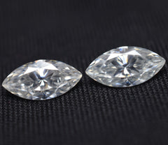 VVS1 D Color 4.96 Carat Pair Moissanite Gemstone 14x7 mm Marquise Cut CERTIFIED Loose Gemstone | Amazing Offer With Free Delivery & Gift | Best For Environmental Impact