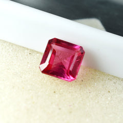 Top Quality , Padparadscha Sapphire 4.40 Carat Natural Square Cut Loose Gemstone Certified