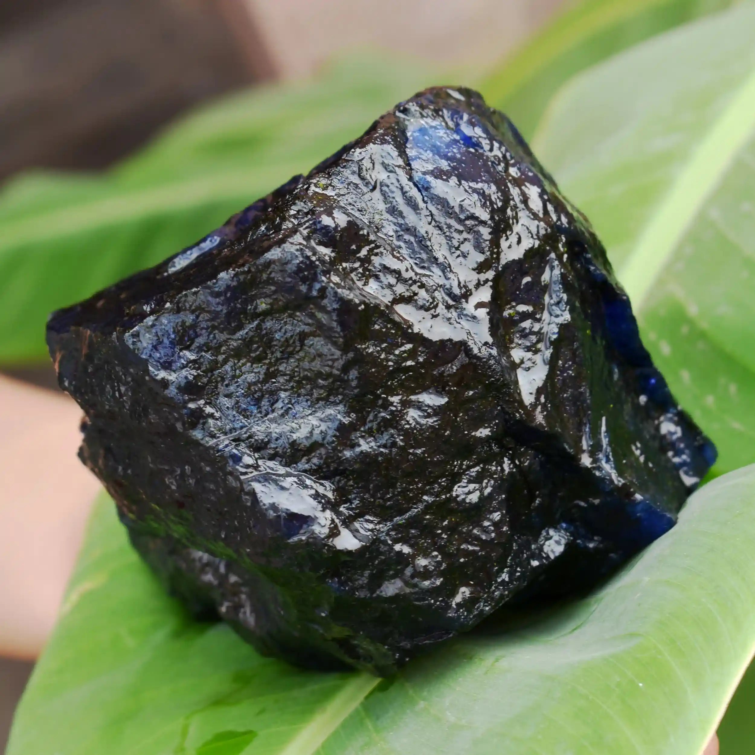 uncut tanzanite