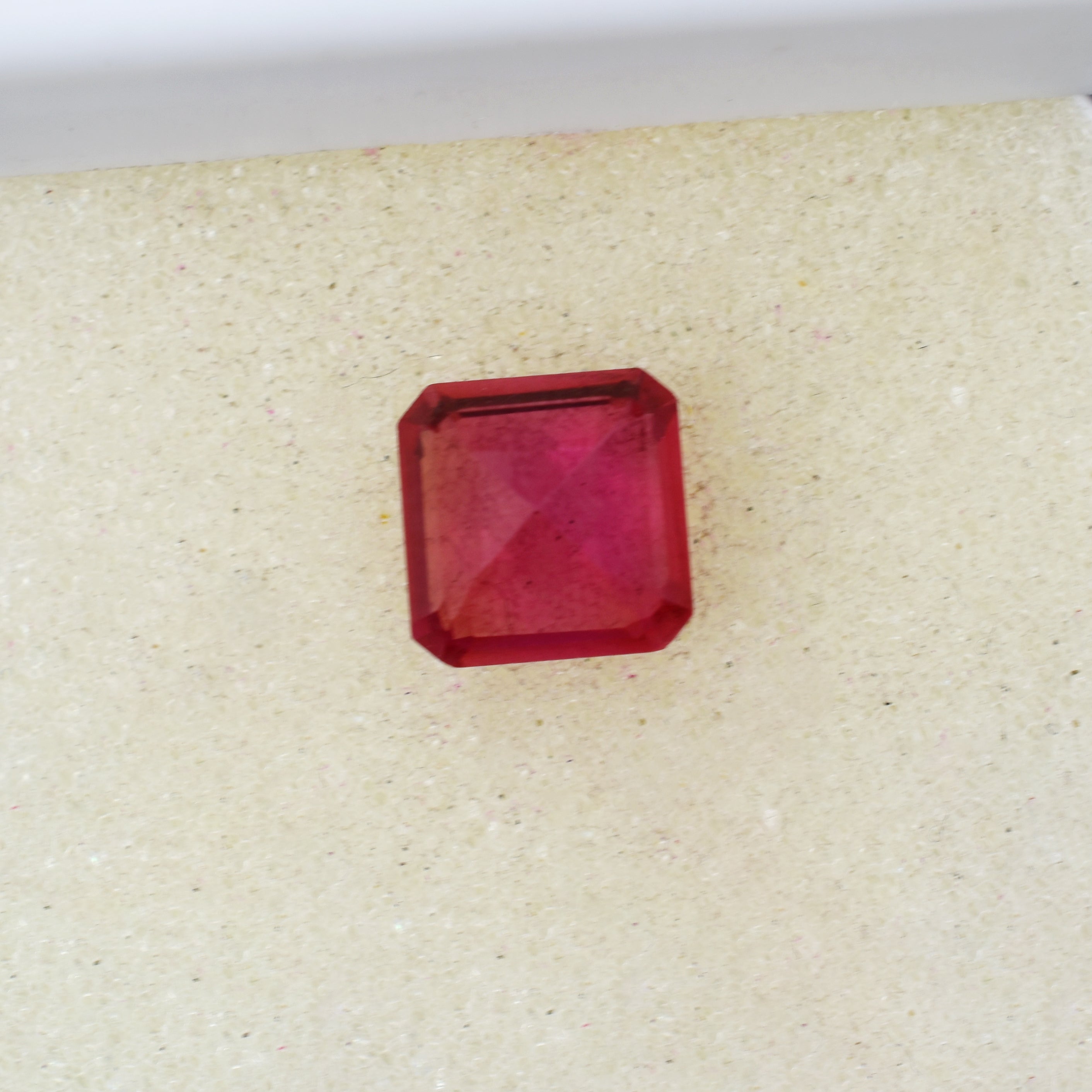 Top Quality , Padparadscha Sapphire 4.40 Carat Natural Square Cut Loose Gemstone Certified