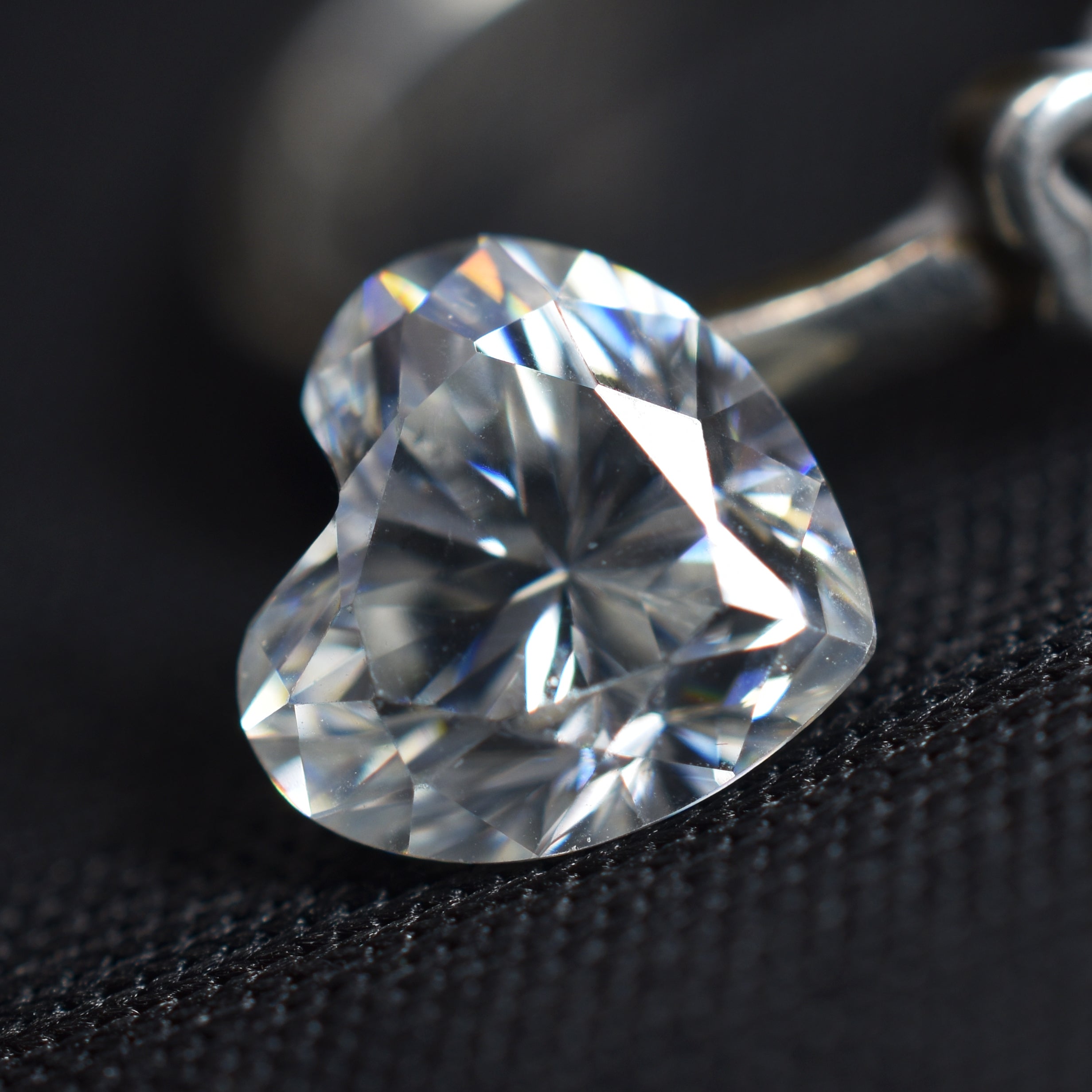 Jewelry Making Moissanite Gem 6 MM VVS1 D Color CERTIFIED 1.40 Carat Heart Cut Moissanite Loose Gemstone A++ Quality Moissanite Gems
