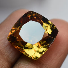 Square Cushion Cut 8.00 Carat Natural 7 Color Change Alexandrite Loose Gemstone CERTIFIED