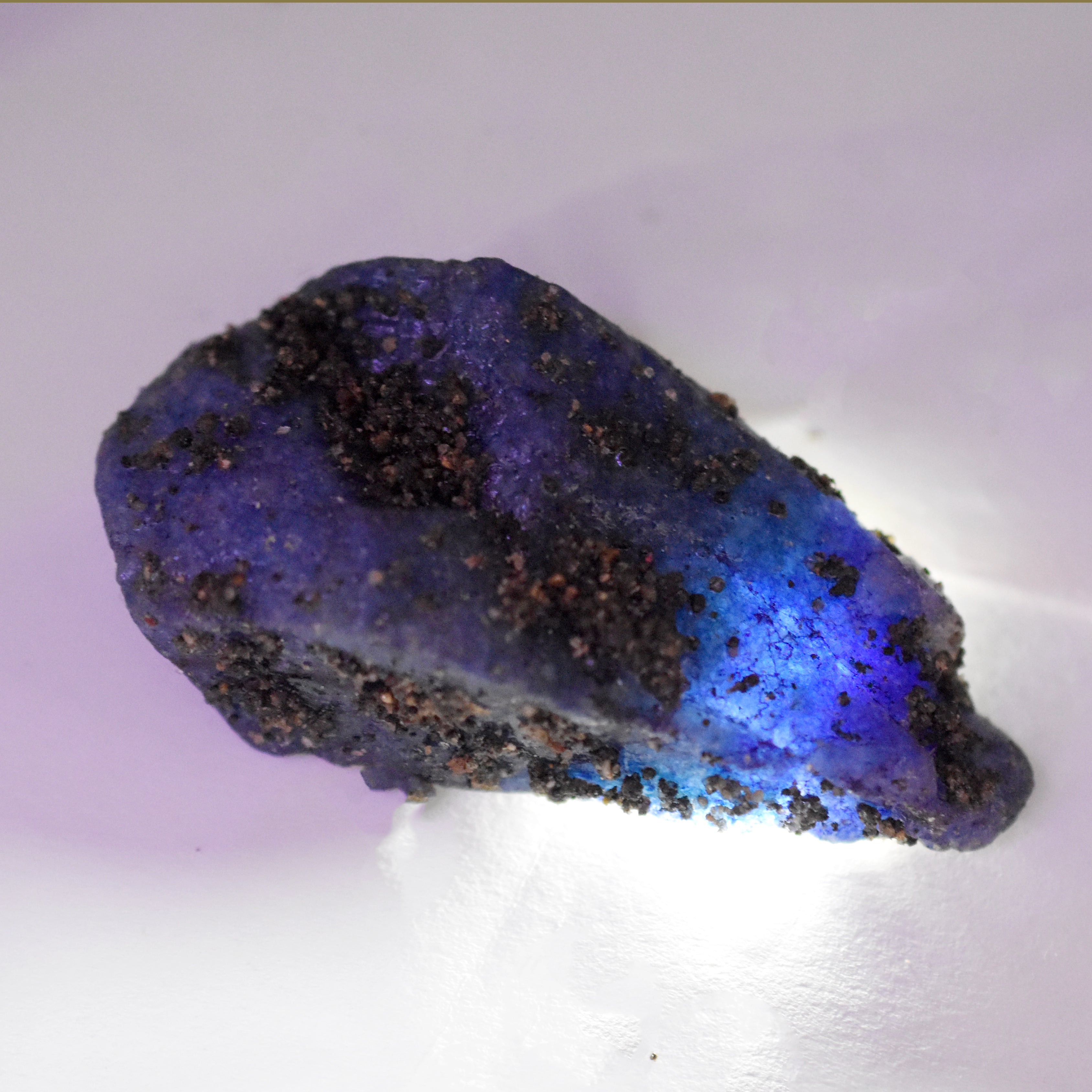 Blue Sapphire Uncut Rough 206.00 Carat Certified Raw Rough Certified Natural Loose Gemstone | Free Delivery Free Gift | Best Offer