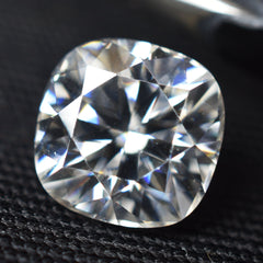 0.12 Ct Lab-Grown 3x3 MM Moissanite Certified VVS1 D Color Square Cushion Cut Diamond Excellent Cut Loose Gemstone