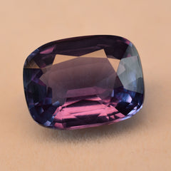 CERTIFIED Cushion Cut 8.55 Carat Natural 7 Color Change Alexandrite Loose Gemstone Ring Size