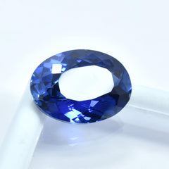 8.85 Carat Natural Blue Tanzanite Certified Oval Shape Loose Gemstone Blue Tanzanite Imported From Tanzania