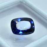 Blue Tanzanite 7.95 Carat Natural Blue Tanzanite Certified Cushion Shape Tanzanite Loose Gemstone For Making Ring / Jewelry  Stone