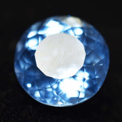 Natural Sapphire Blue Round Cut 6.95 Carat Loose Gemstone CERTIFIED | Sapphire Blue | Sapphire Jwelery | Best Price