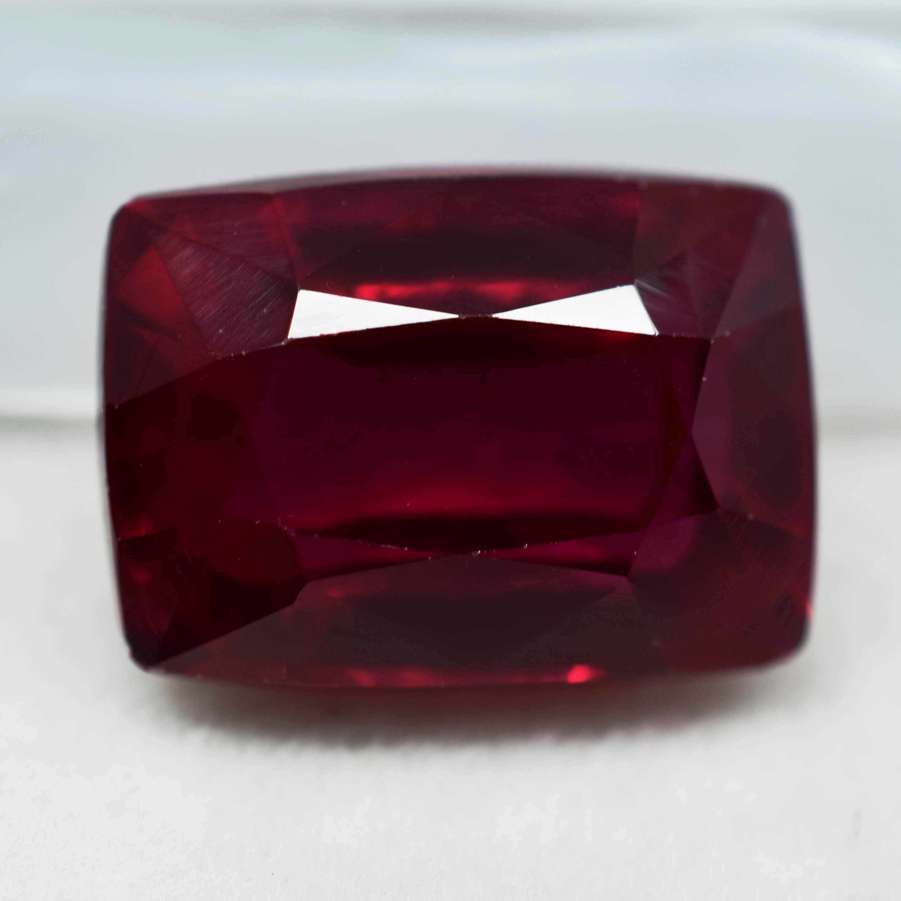 10.00 Carat Red Ruby Cushion Cut Natural CERTIFIED Loose Gemstone Best For Pendant Making | Free Delivery Free Gift | Gift For Her/ Him