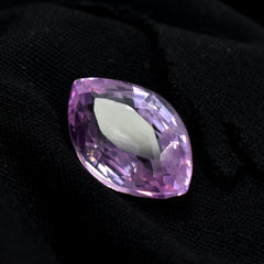 Natural Certified Sapphire 7.95 Carat Natural Pink Sapphire Marquise Shape Loose Gemstone Pink Sapphire Stone Sri Lanka