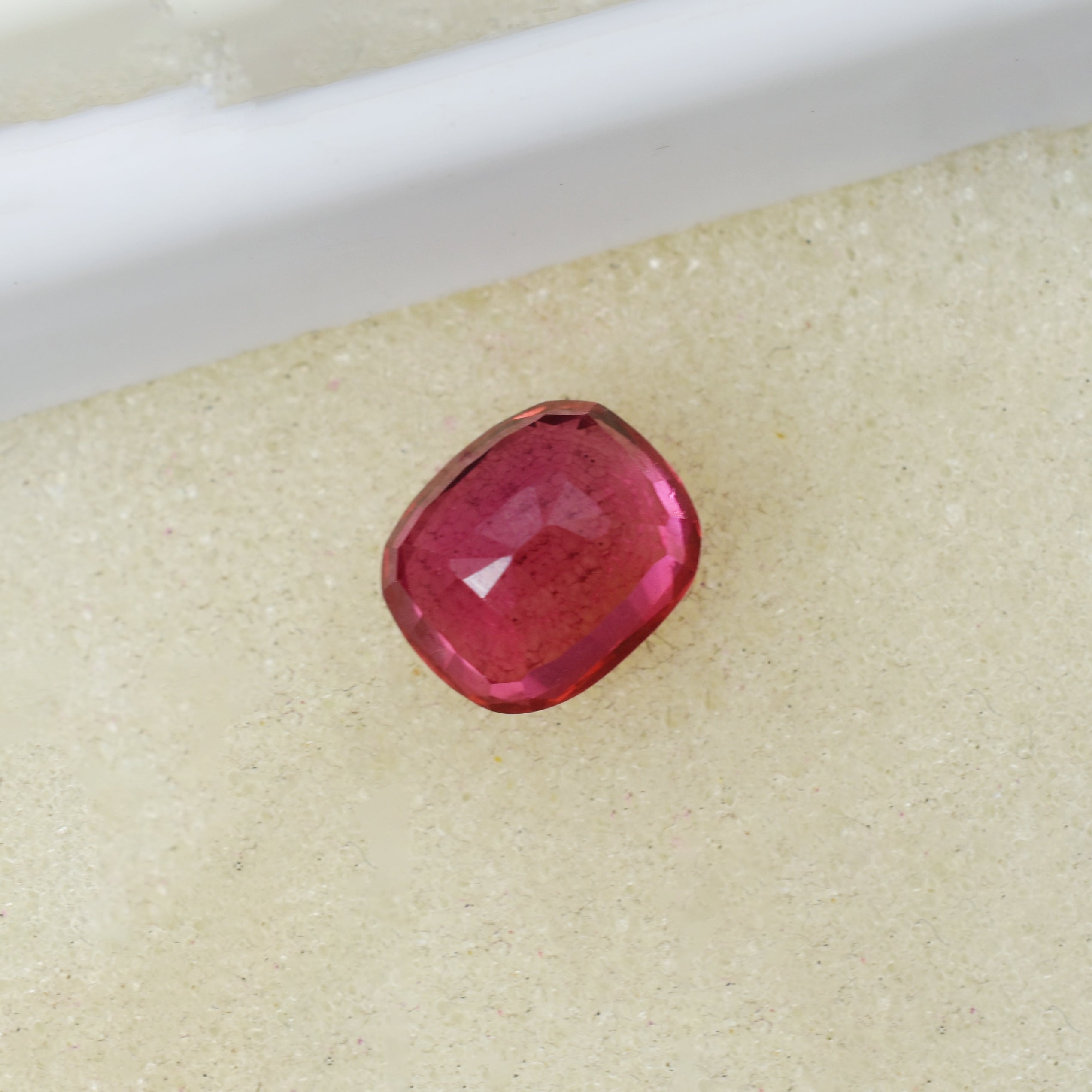 Grab For It !! Natural Padparadscha Sapphire 5.00 Carat Cushion Cut Certified Loose Gemstone | Ring Size Stone