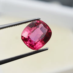 Grab For It !! Natural Padparadscha Sapphire 5.00 Carat Cushion Cut Certified Loose Gemstone | Ring Size Stone