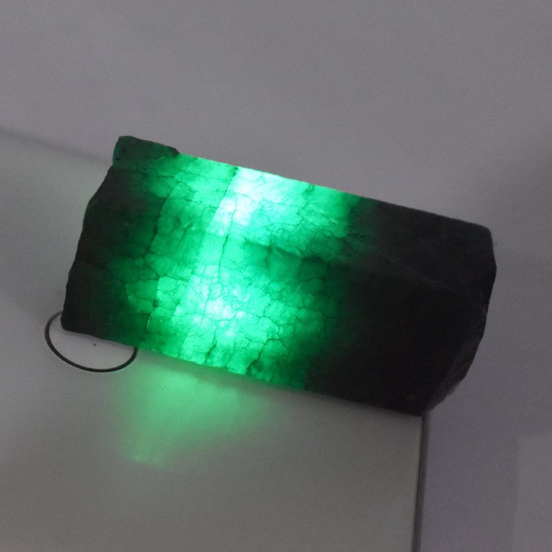 Natural Green Emerald Rough Gemstone collector quality stone