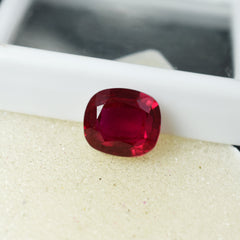 Excellent Cut Pigeon Ruby Red !! 7.10 Carat Natural Ruby Red Certified Loose Gemstone Cushion Cut