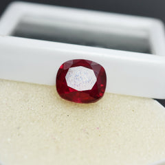 Excellent Cut Pigeon Ruby Red !! 7.10 Carat Natural Ruby Red Certified Loose Gemstone Cushion Cut