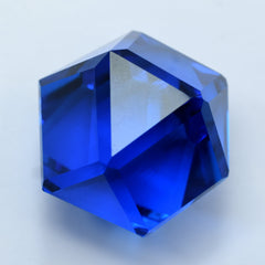 112.65 Carat Lab-Created Blue Topaz Fancy Shape Gemstone Certified Huge Size Beautiful Topaz Gemstone