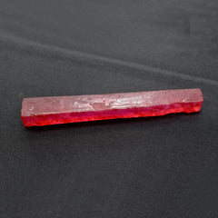 Pencil Stick Uncut Raw Rough 83.15 Carat Natural Red Ruby Raw Rough Certified Loose Gemstone | Free Delivery Free Gift | Gift For Her/ Him