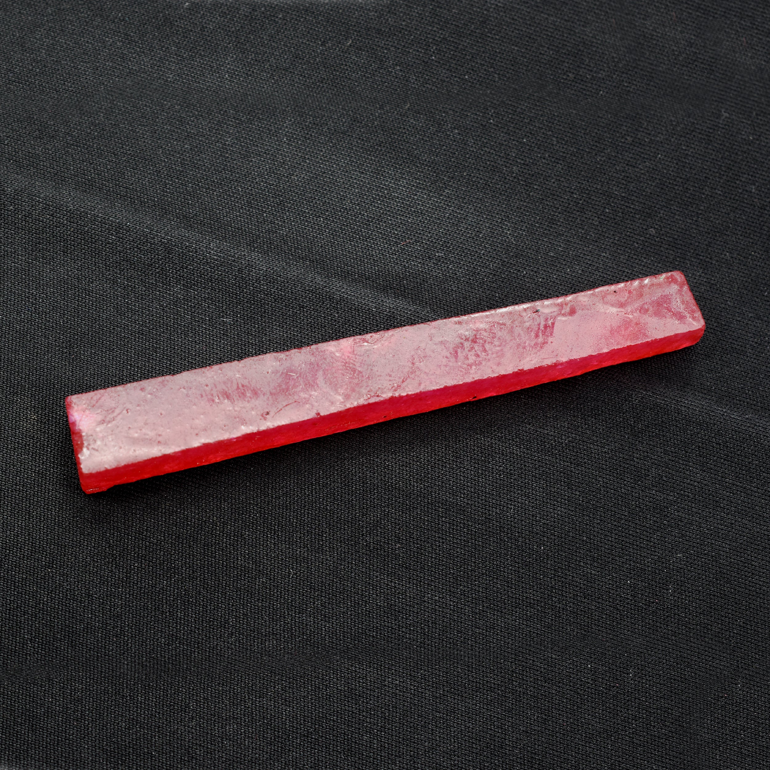 Pencil Stick Uncut Raw Rough 83.15 Carat Natural Red Ruby Raw Rough Certified Loose Gemstone | Free Delivery Free Gift | Gift For Her/ Him