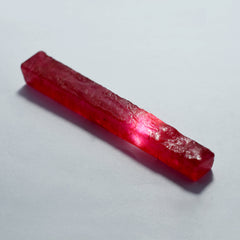 Pencil Stick Uncut Raw Rough 83.15 Carat Natural Red Ruby Raw Rough Certified Loose Gemstone | Free Delivery Free Gift | Gift For Her/ Him